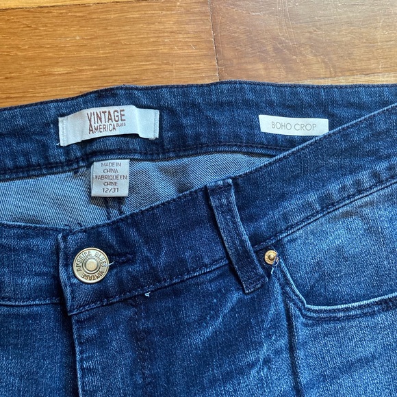 Vintage America Boho Crop Jeans - Picture 2 of 3